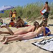 nude couple on the beach