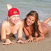 british naked girls photo in beach