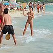 nude preggo at beach