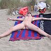 group sex party on beach