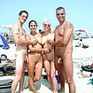 nudism in a public place