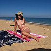 nude beach woman